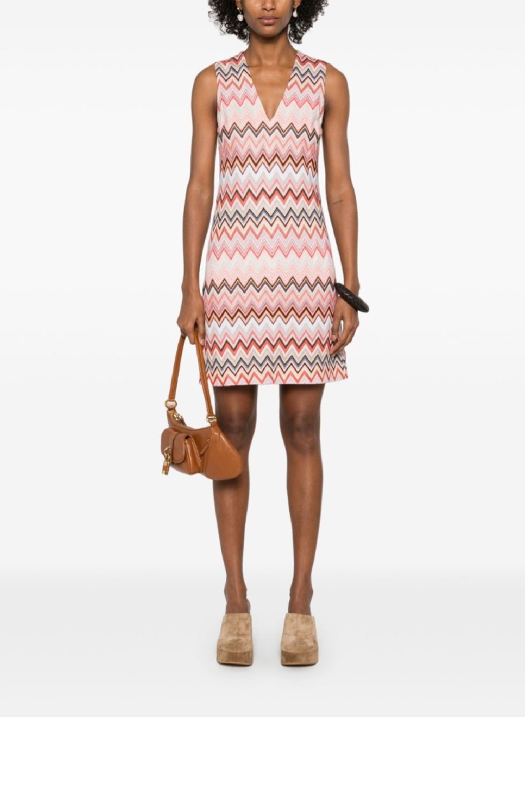 Missoni Women's Sleeveless Short Dress In Multi