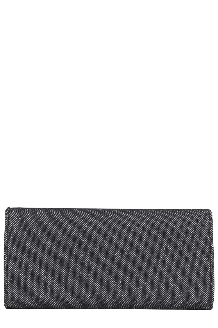 Jimmy Choo Glittered Emmie Clutch In Grey