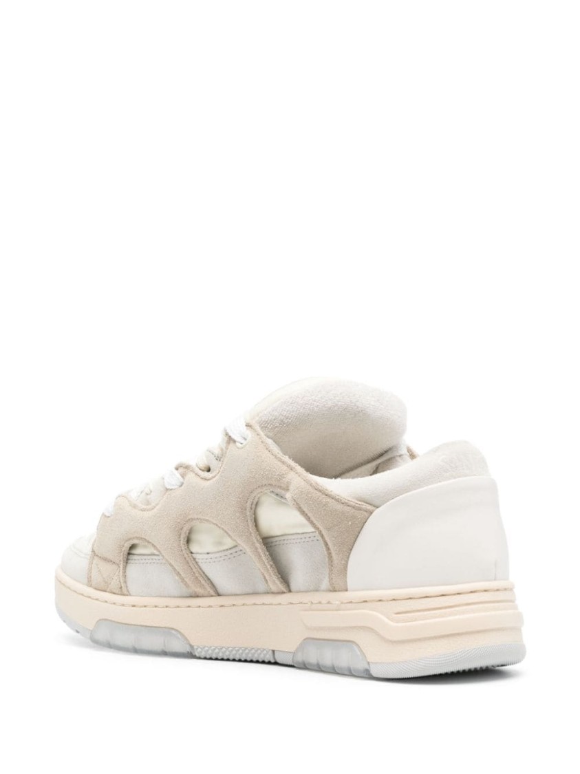 Shop Santha Logo Sneaker In Neutrals