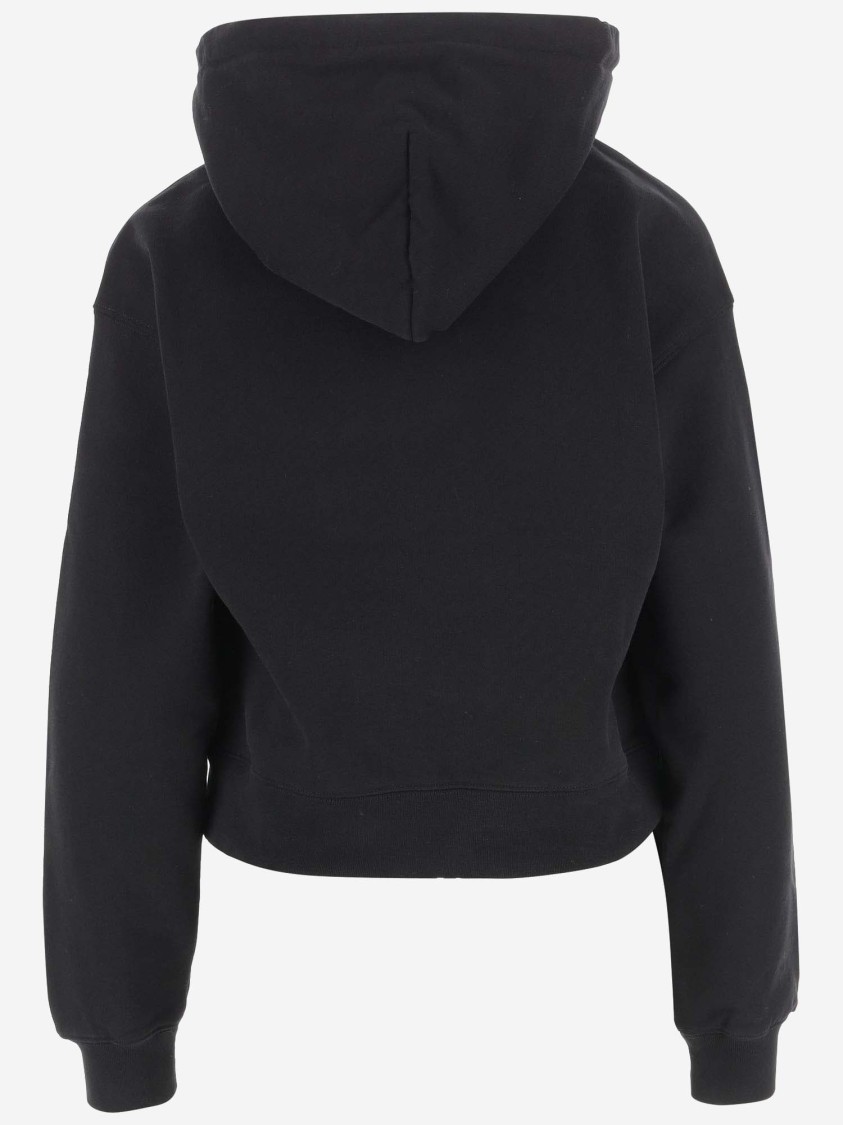 Jacquemus Gros Grain Hoodie With Drawstring In Black