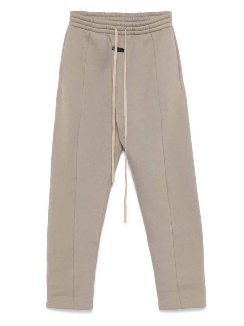 Shop Fear Of God Light Brown Cotton Drawstring Sweatpants