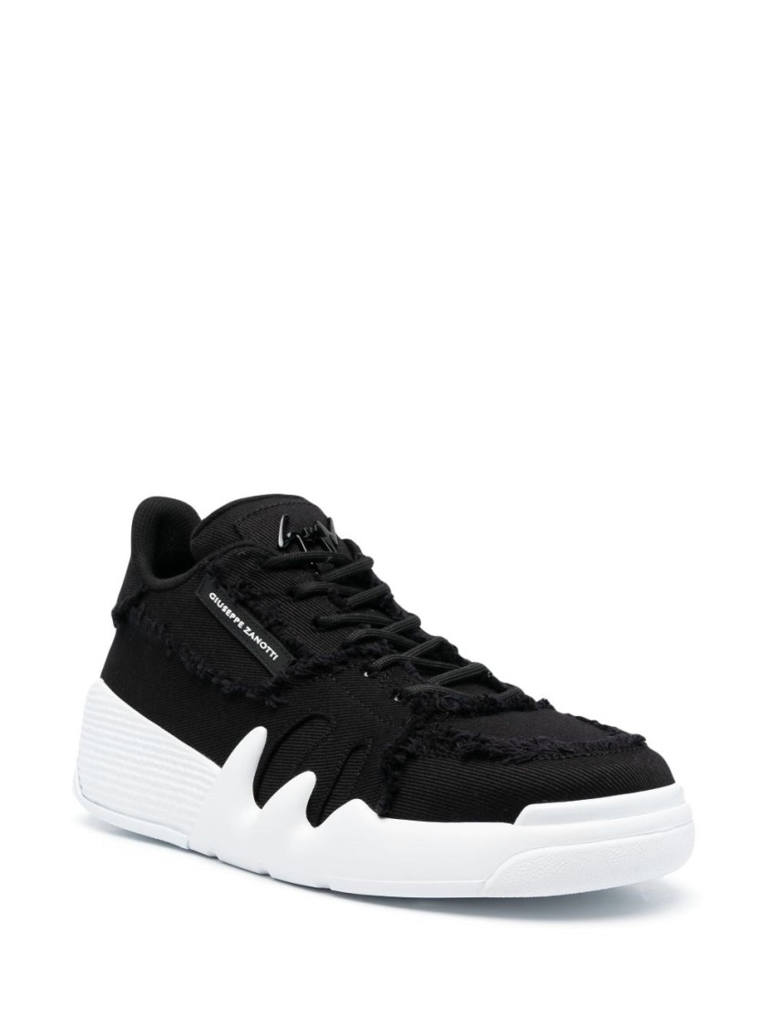 Giuseppe Zanotti Talon Sneakers In Black