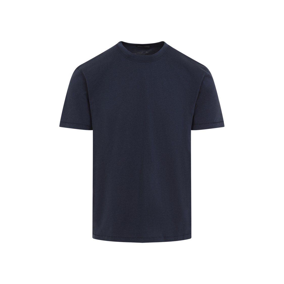 Tom Ford Short-sleeved Solid T-shirt In Blue