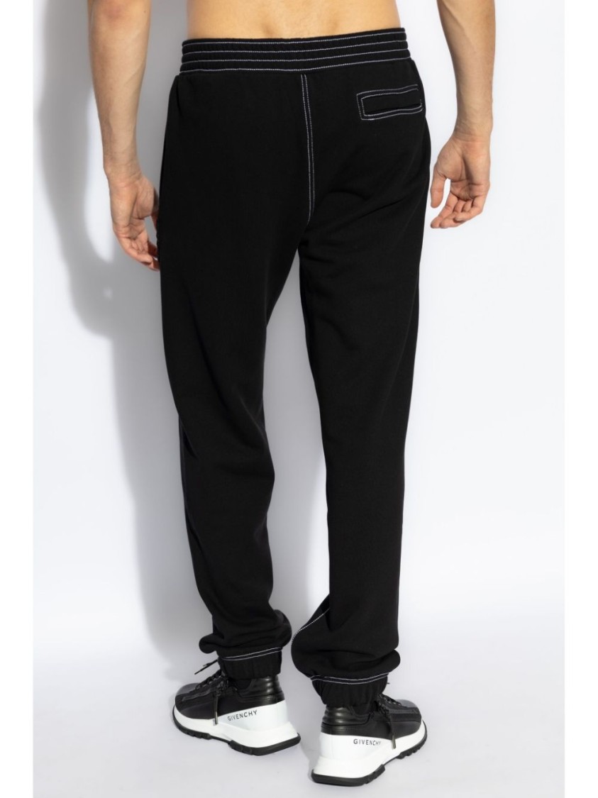 Givenchy 4g Slim Jogging Trousers In Brushed Fabric In Black