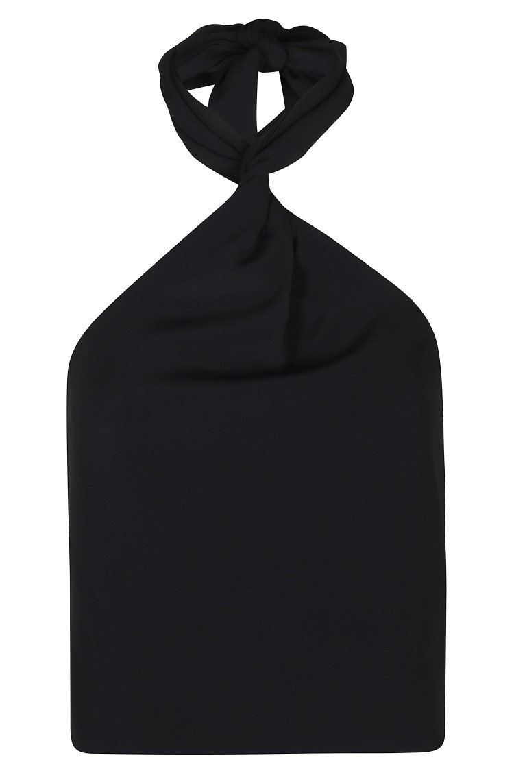Federica Tosi Top Con Torcion Crepe De Chine