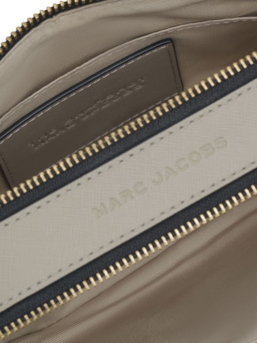 Marc Jacobs Snapshot Leather Cross-body Bag In Neutrals