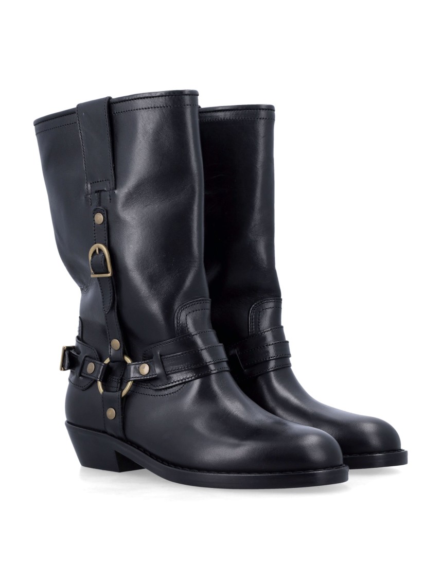 Shop Isabel Marant Knee-high Heiko Boots In Black