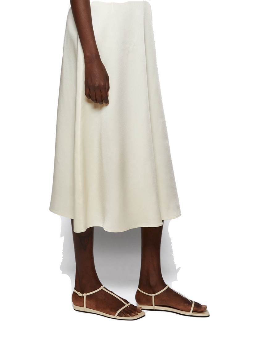 Shop Jil Sander T-strap Sandals In Neutrals