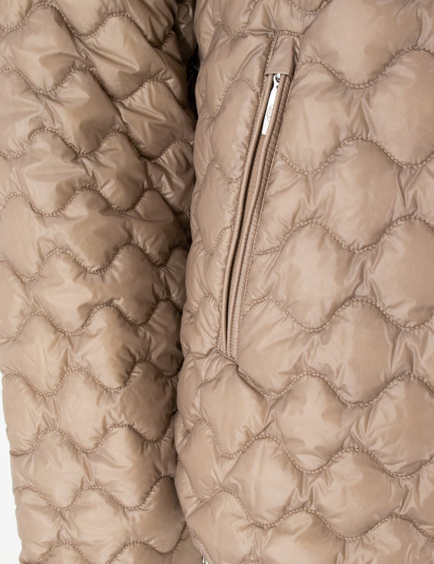Shop Parajumpers Quilted Down Jacket In Brown