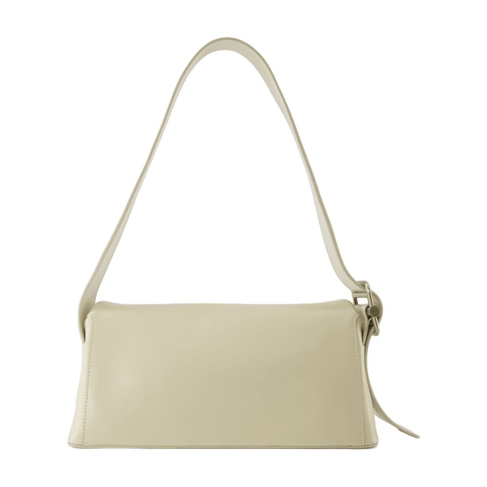 Osoi Hobo Folder Brot Bag - Leather - Cream In Neutral