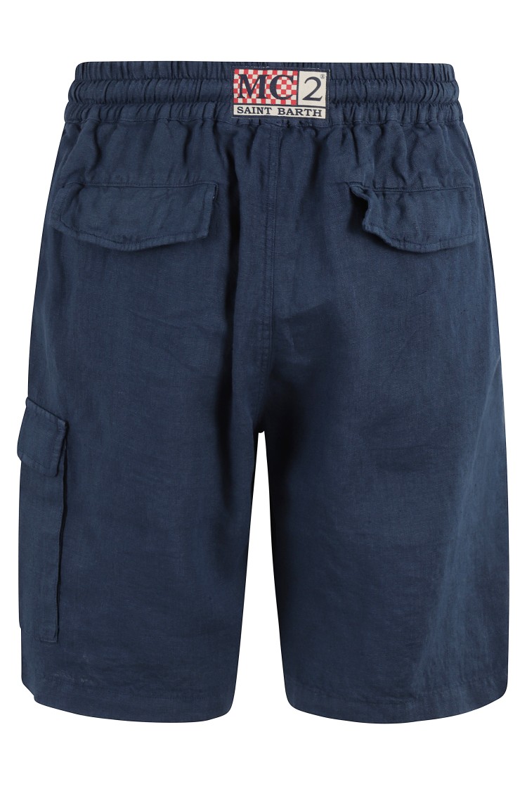 MC2 SAINT BARTH MC2 SAINT BARTH BERMUDA CHINOS CON TASCHE