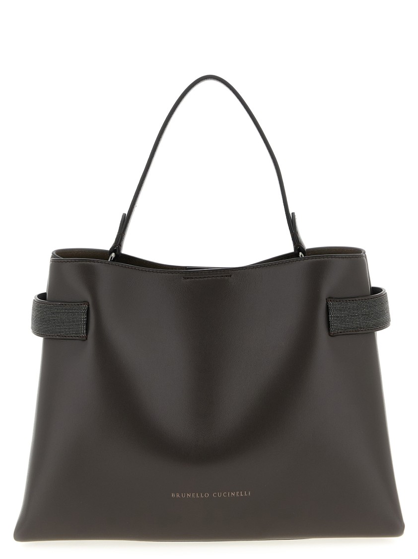 Brunello Cucinelli 'core' Tote Bag Featuring Top Handle