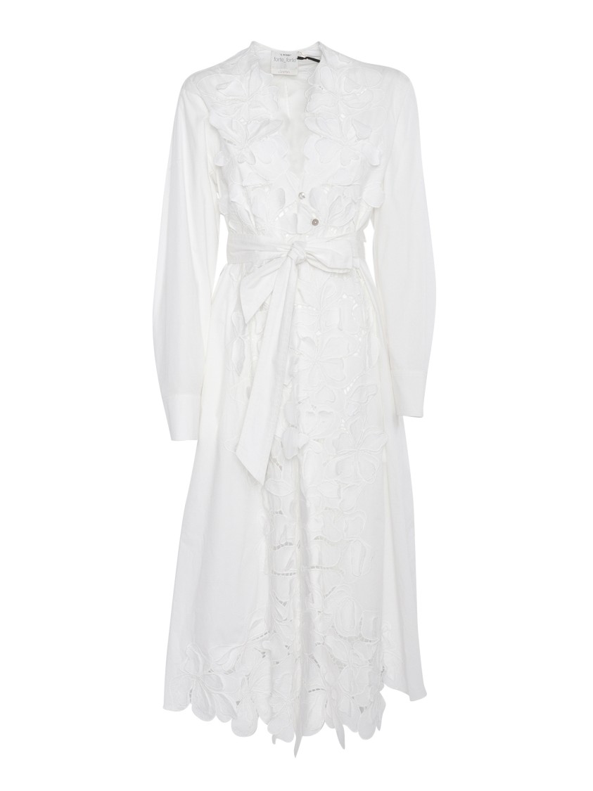 Forte Forte Dress With Embroidered Petals