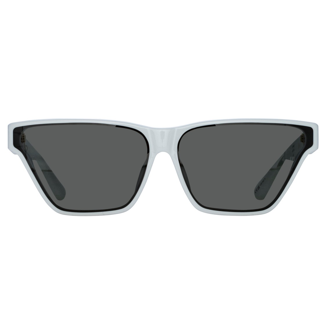 Linda Farrow Skyler Cateye Sunglasses In Wh