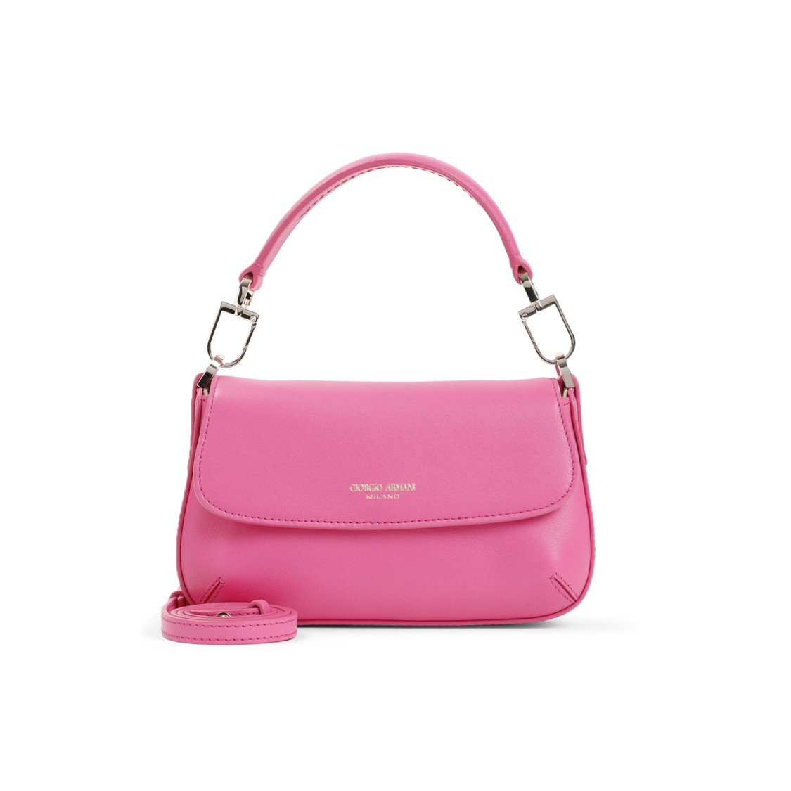 Giorgio Armani Fuchsia Lamb Leather Mini Bag
