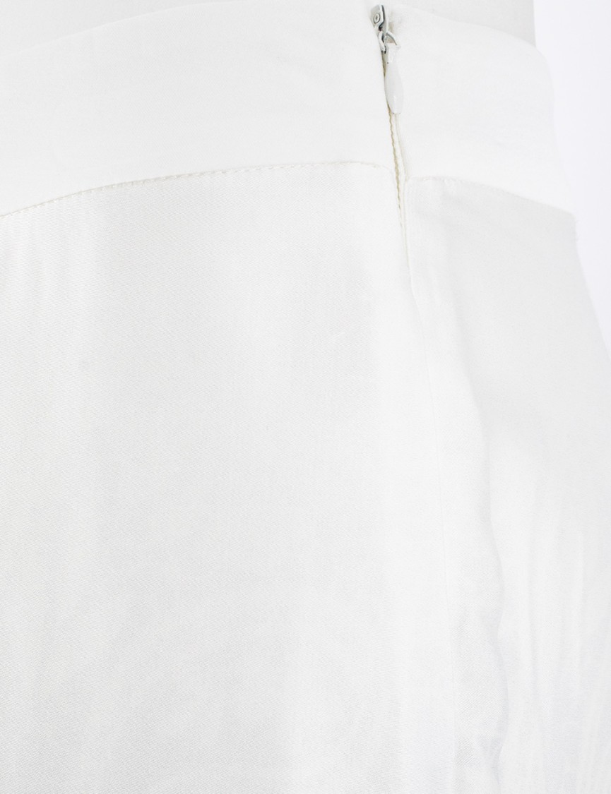 ERMANNO FIRENZE ERMANNO FIRENZE FLORAL PATTERN VISCOSE TROUSERS WITH ZIP FASTENING