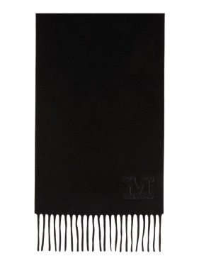 スカーフ Max Mara 'Wsdalia' Cashmere Stole With Brown 'Monogram' Max Mara Wsdalia Cashmere Scarf | Hangar9 Designer Fashion