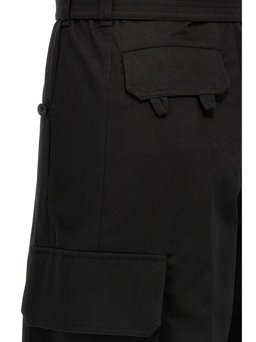 Saint Laurent 'cassandre' Bustier Jumpsuit In Black | ModeSens