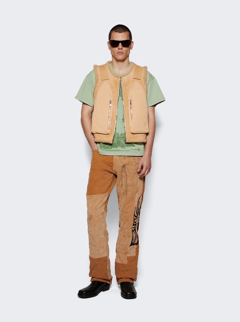 Who Decides War Gathered Work Trouser Tan