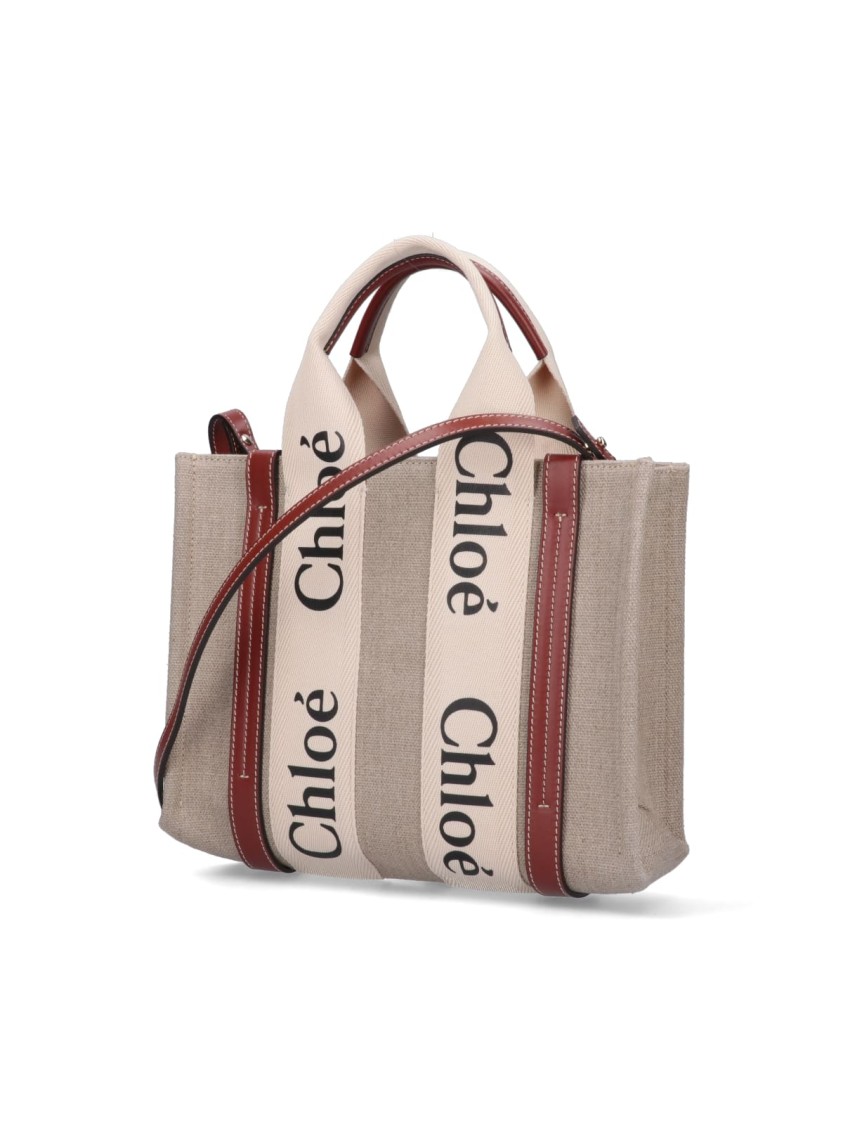 Chloé Structured White Handbag With Bold Branding Bag | THE LIST