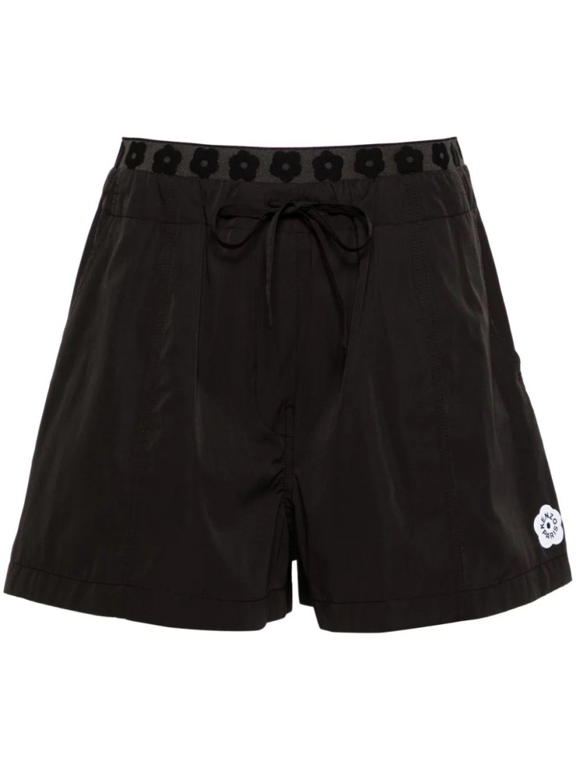 Kenzo Relaxed Fit Bermuda Shorts In Black