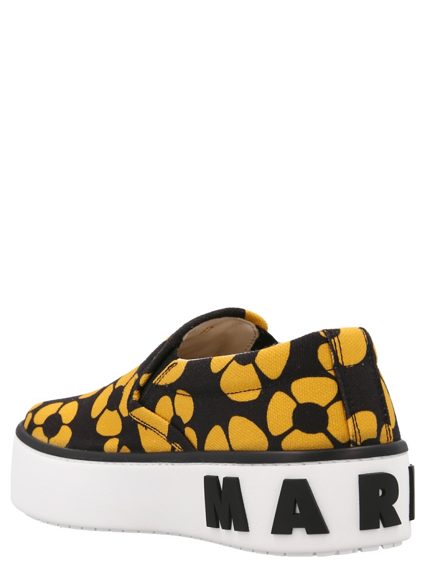 Marni Printed Slip On Sneakers