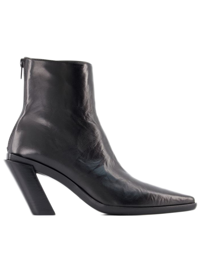 Ann Demeulemeester Florentine Ankle Boots  - Black - Leather