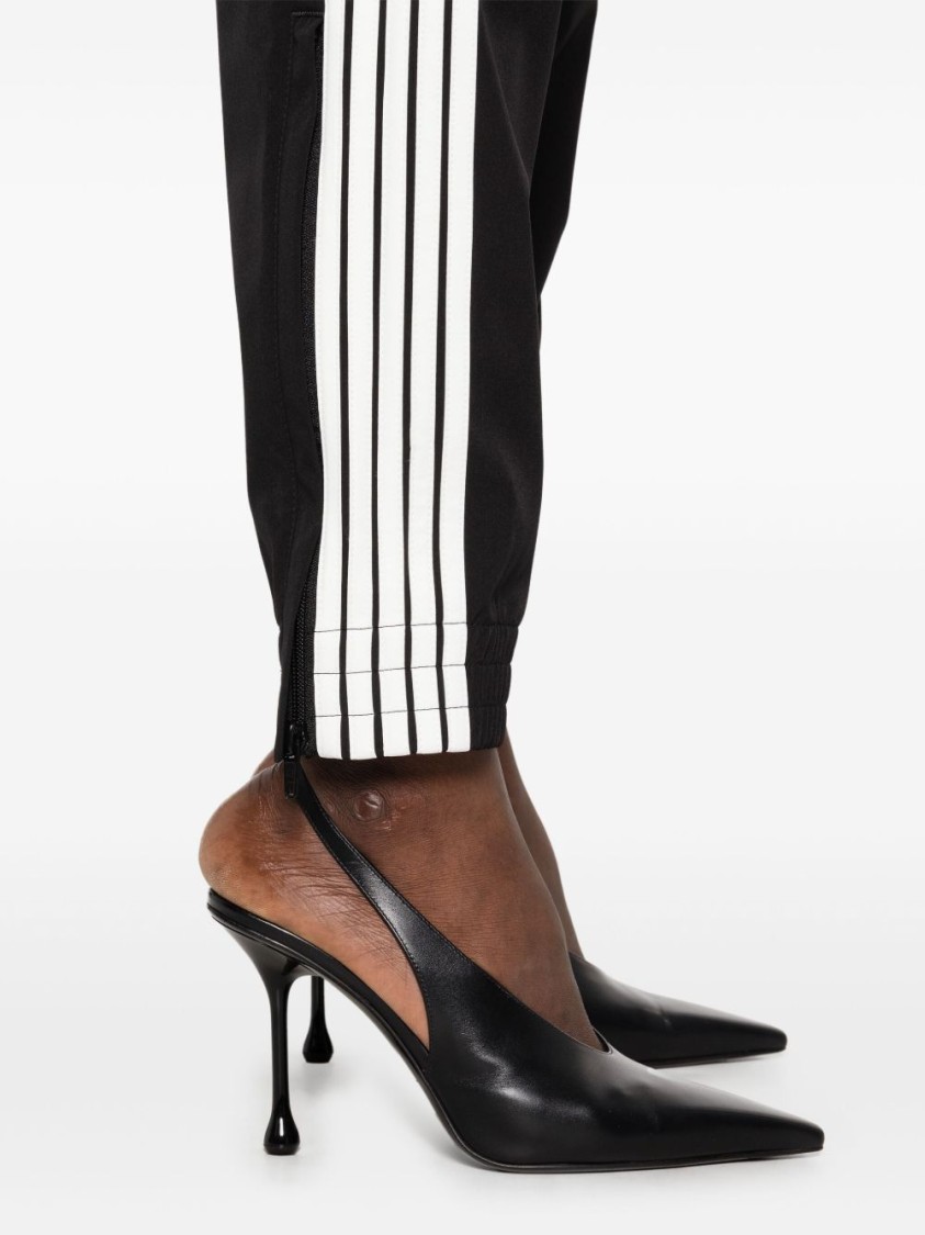 Balenciaga Logo-embroidered Track Pants In Black