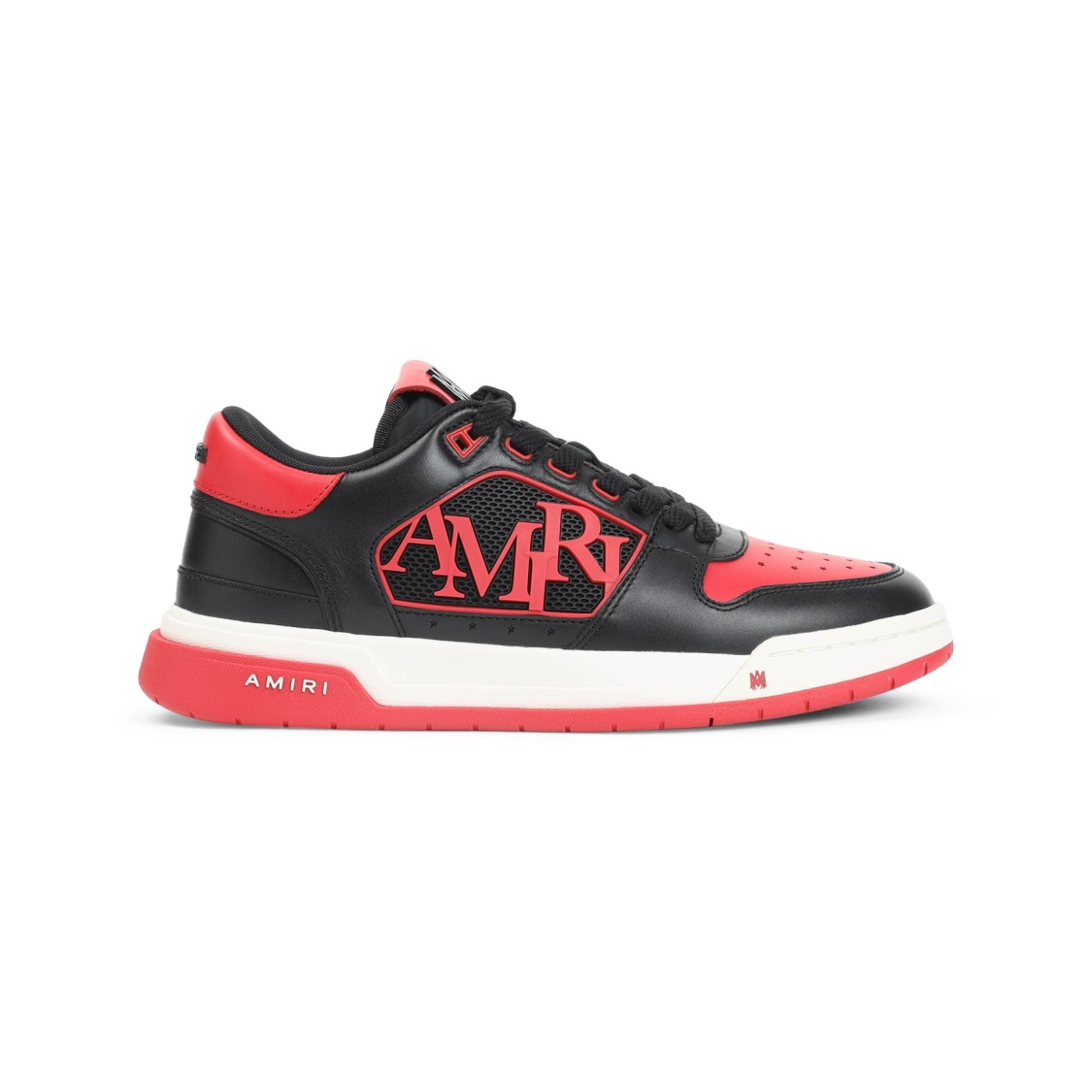 Amiri Low Top Sneakers With Round Toe And Perforated Patch