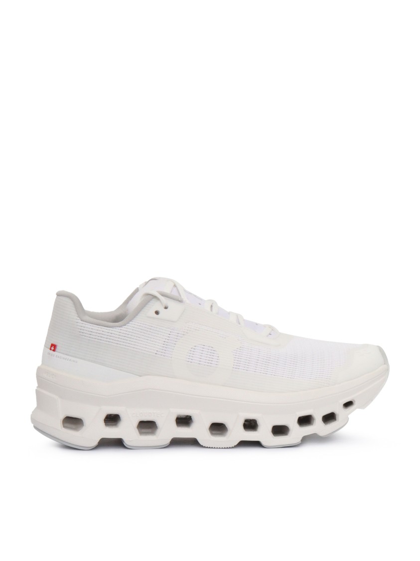 On Running Cloudmonster Void Sneakers In White
