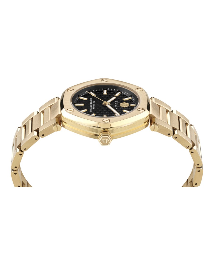 Philipp Plein The Hexagon Bracelet Watch In Gold