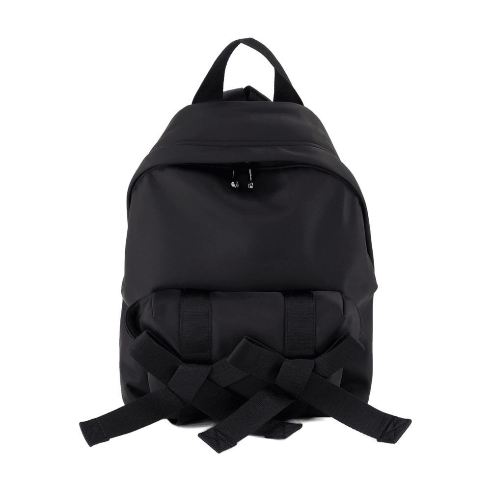Simone Rocha Bow Front Backpack In Black