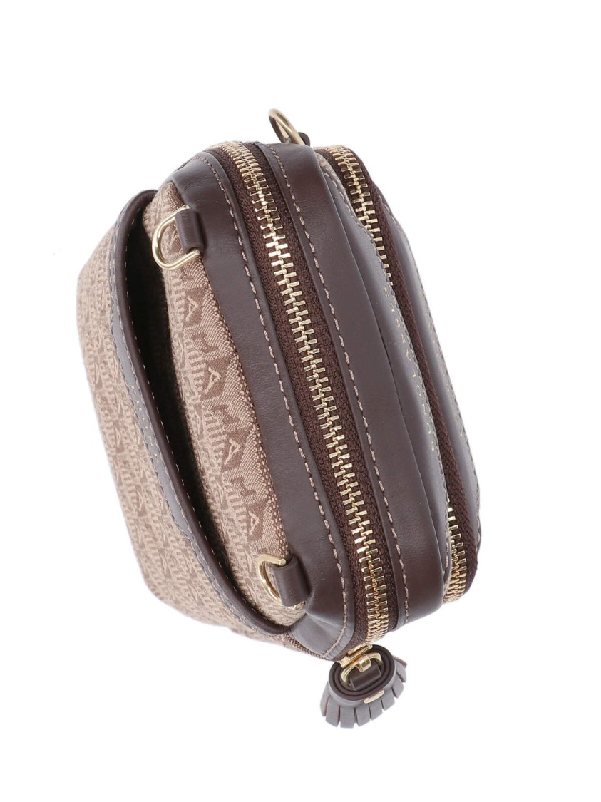 Shop Anya Hindmarch "logo Essentials" Shoulder Bag – Beige