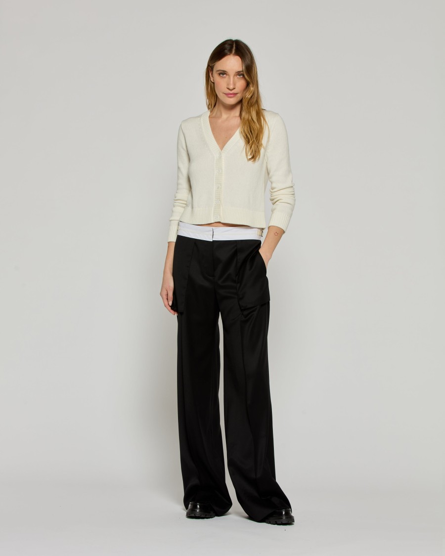 Serena Bute Inside Out Trouser - Black In Black