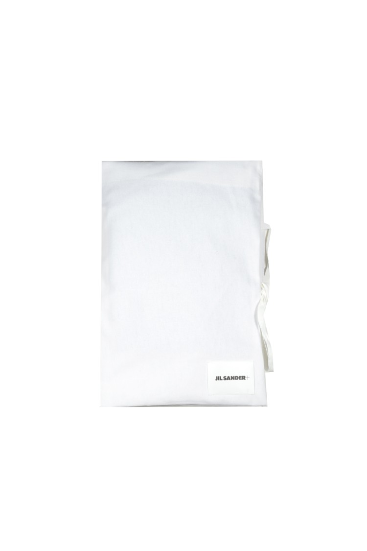 Jil Sander Butter White Cotton T-shirt With Back Print In White