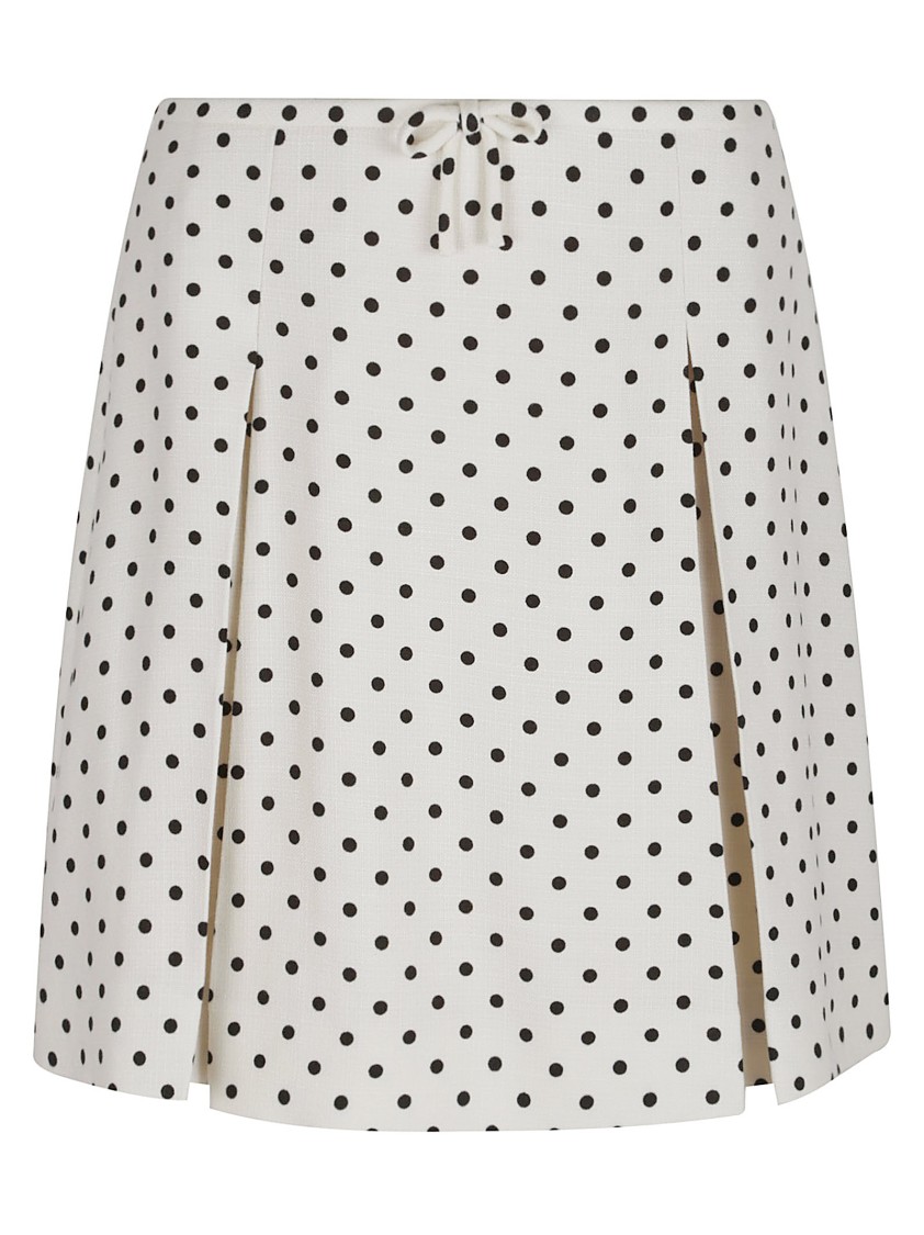 Shop Valentino Garavani Playful Polka Dot Short Skirt
