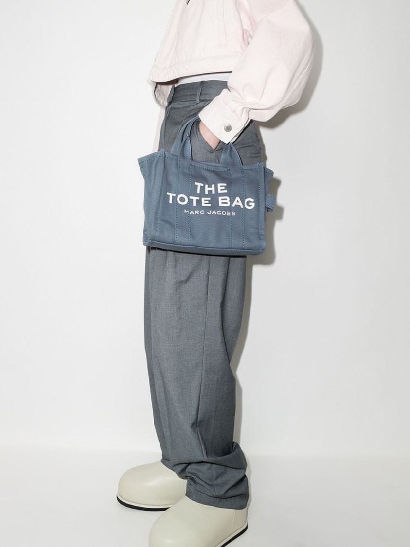 Marc Jacobs The Canvas Small Tote Bag In Blue