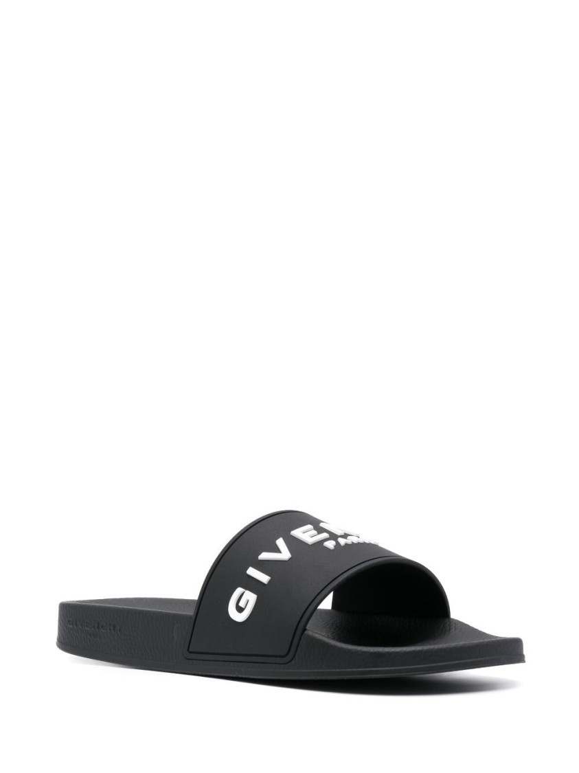 Givenchy Plage Capsule Slides In Black