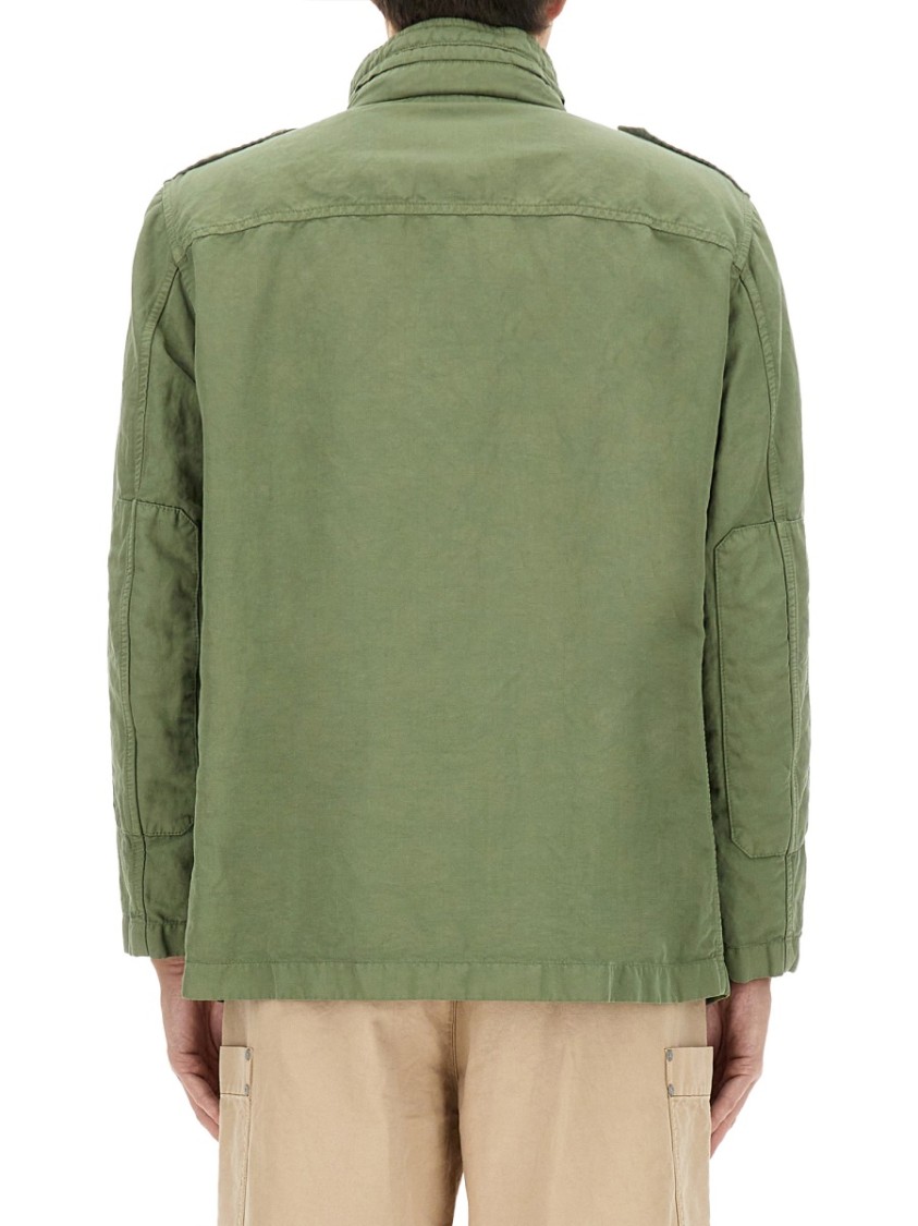 Fay Utility-inspired Green Jacket In Green