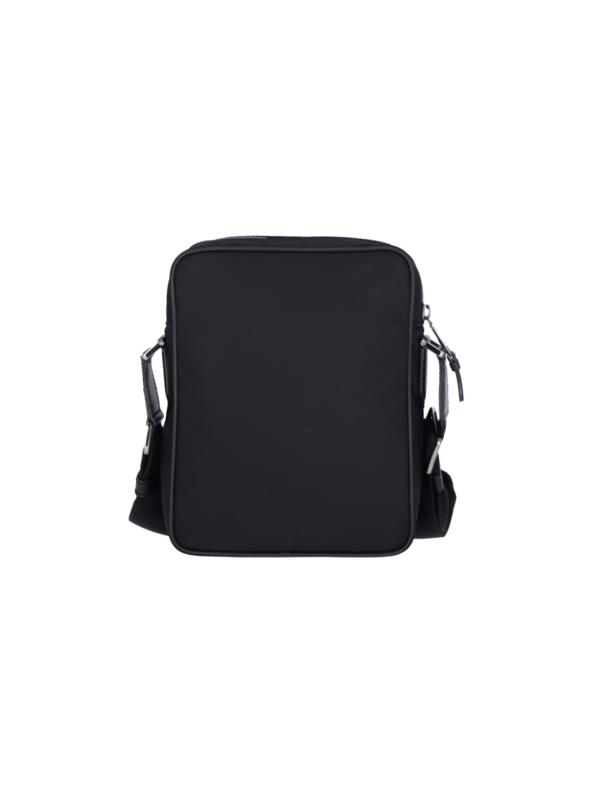 Dolce & Gabbana Logo Crossbody Bag – Black