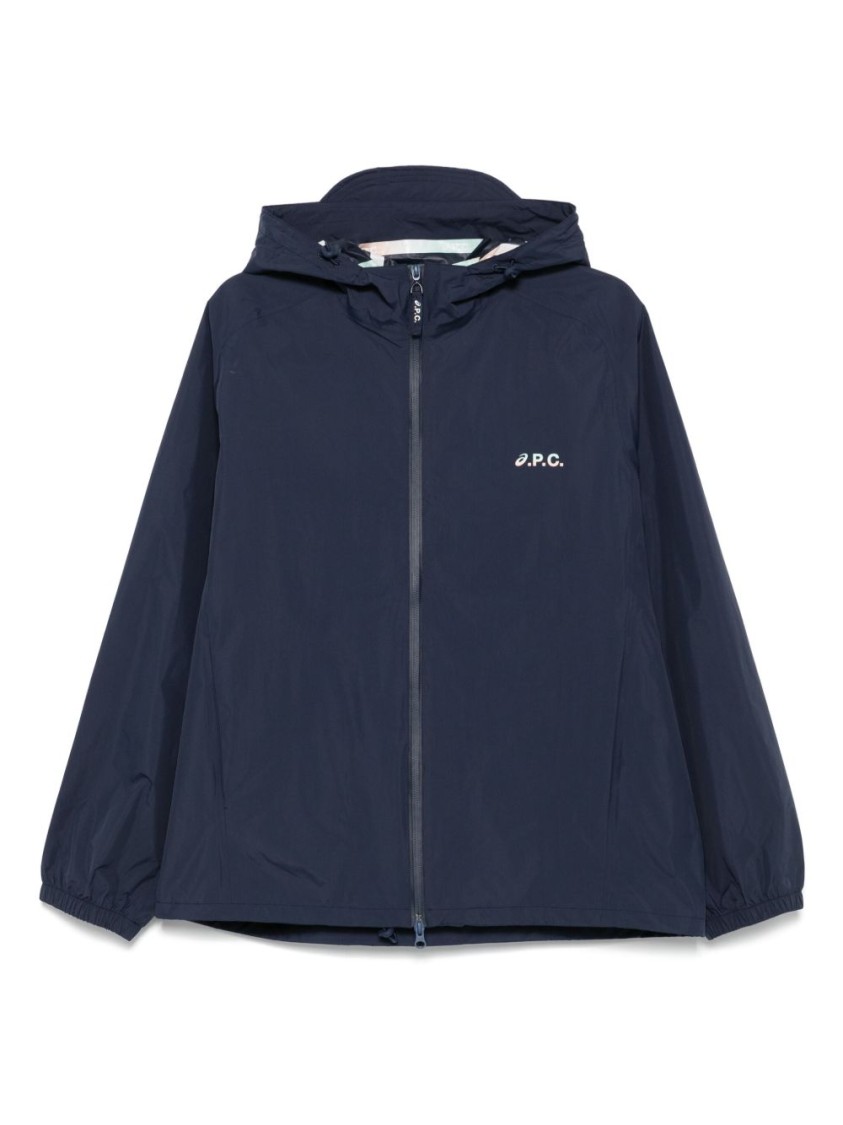 A.p.c. X Asics Meadow Blouson Jacket In Blue