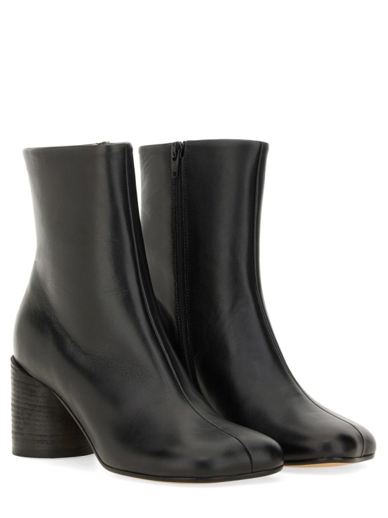 Mm6 By Maison Margiela Anatomical Black Leather Ankle | THE LIST