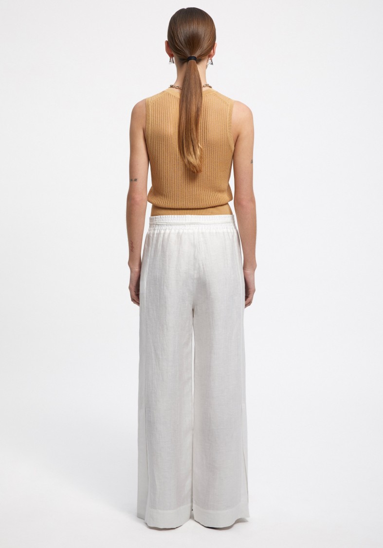 AERON AERON GILBERT - LINEN WIDE LEG PANTS