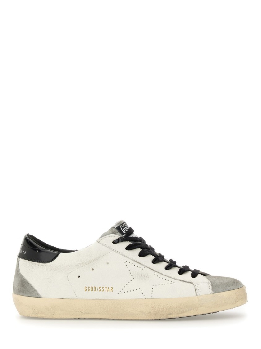 Golden Goose Super-star Low-top Sneakers In White