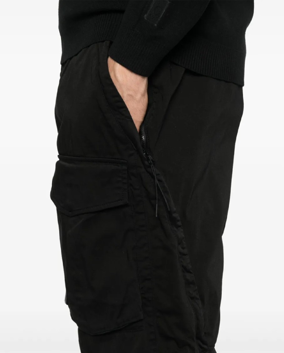 Shop C.p. Company Stretch Sateen Regular Cargo Pants