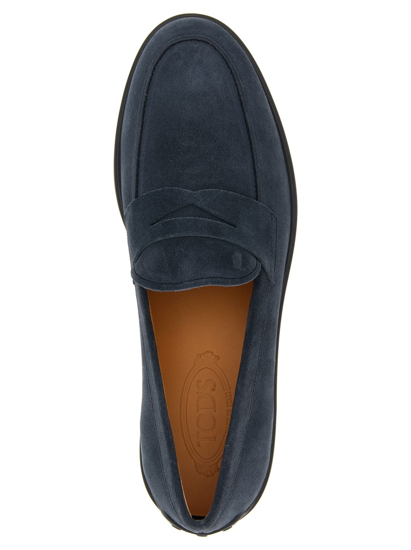 Tod's 'gomma' Loafers In Black