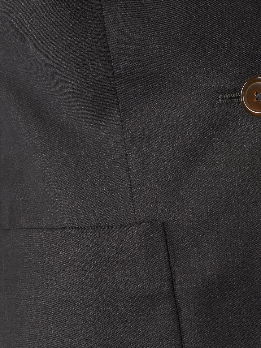 Vivienne Westwood Tailored Black Blazer With Notched Lapel In Black