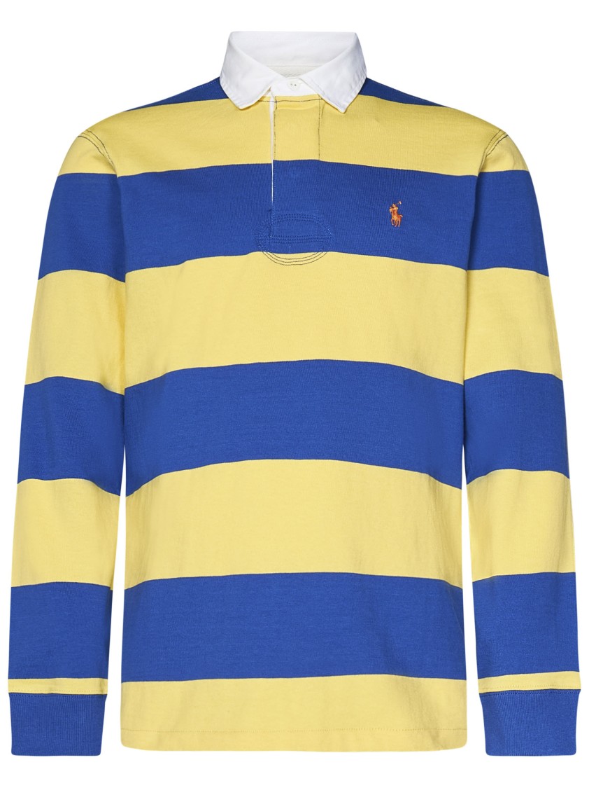 Shop Polo Ralph Lauren Long-sleeved Striped T-shirt