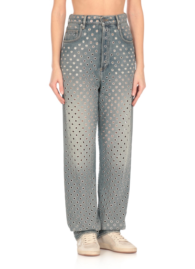 Golden Goose Denim Straight-leg Jeans In Blue