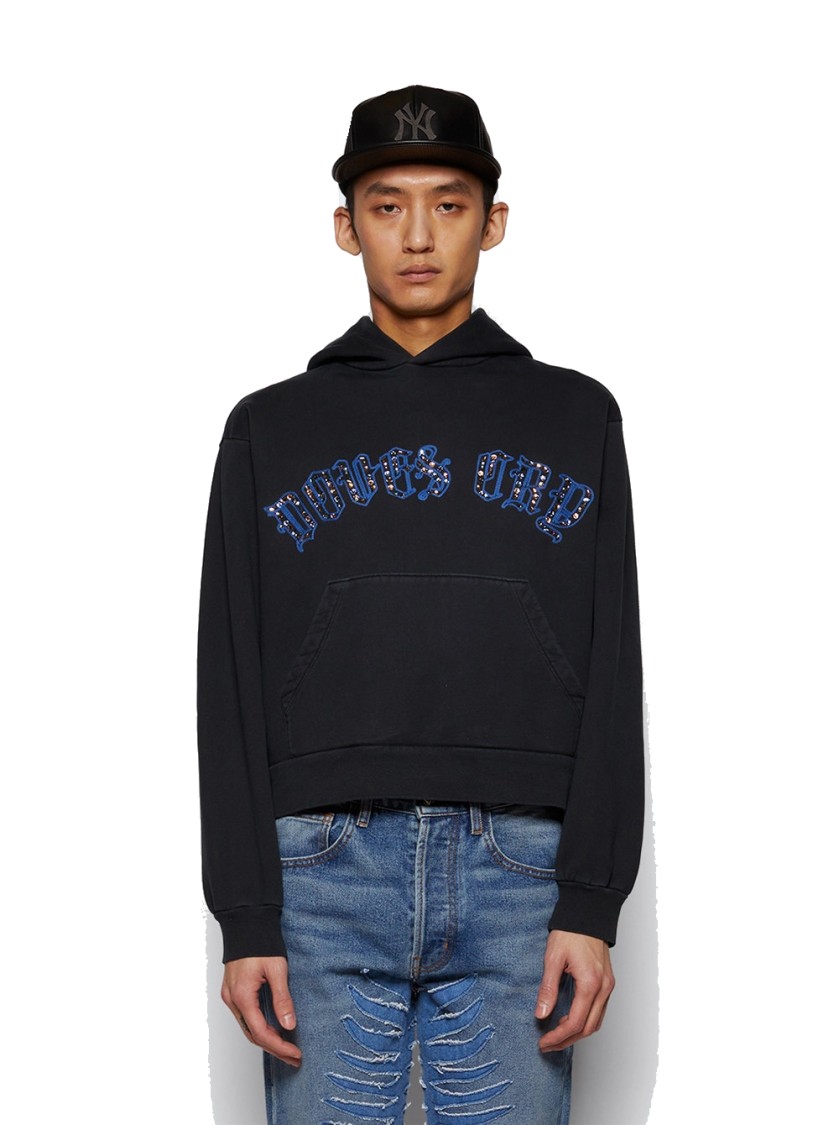 Shop Earthling Vip Hail Mary Hoodie Black